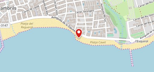Copacabana Cambrils en el mapa