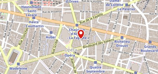 Coquette - Hôtel W Paris-Opéra sur la carte