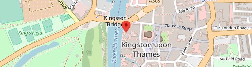 Côte Kingston upon Thames en el mapa