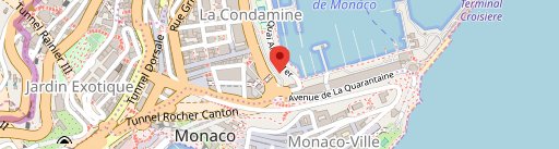 Crazy Pizza Monte Carlo en el mapa
