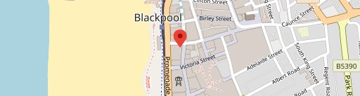 Creams Cafe Blackpool on map