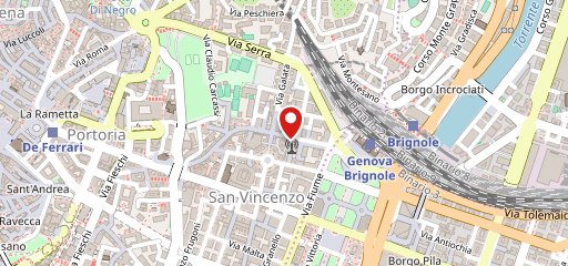 Cremeria San Vincenzo Genova sulla mappa