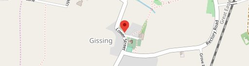 The Crown Inn - Gissing on map