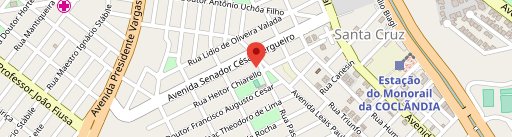 Restaurante Curva de Rio no mapa