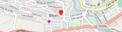 Café Bar De Canto en el mapa