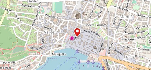 DeListes restaurant Split en el mapa