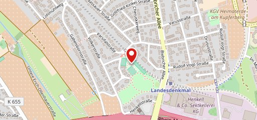 Die Brasserie am Henkellpark en el mapa