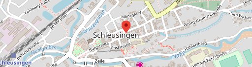 Stadtcafé Schleusingen on map
