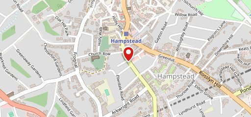dim t Hampstead en el mapa