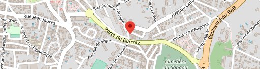 Dino Pizza Biarritz sur la carte