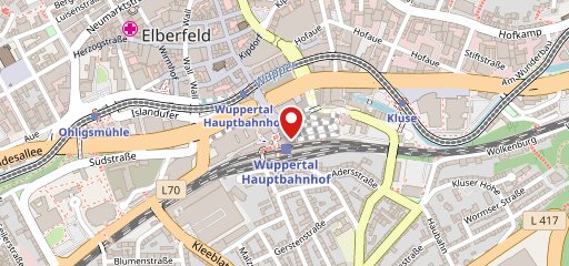 Ditsch Wuppertal Hauptbahnhof en el mapa