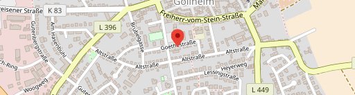 Dogan döner pizza Haus göllheim en el mapa