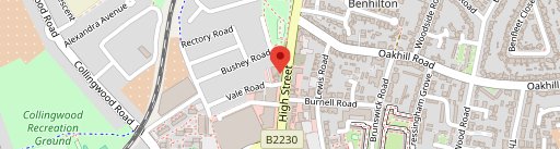 Domino's Pizza - London - Sutton North en el mapa