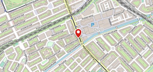 Domino's Pizza Amsterdam Linnaeusstraat auf Karte