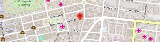 Domino's Pizza Erlangen Innenstadt en el mapa