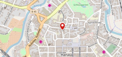 Domino's Pizza Hanau en el mapa