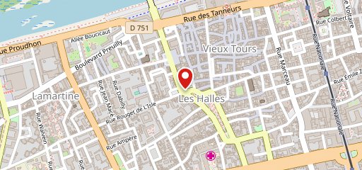 Domino's Pizza Tours - Les Halles sur la carte