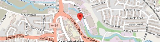 Domino's Pizza - Stourbridge en el mapa
