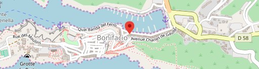 Bonifacio- Corsica на карте