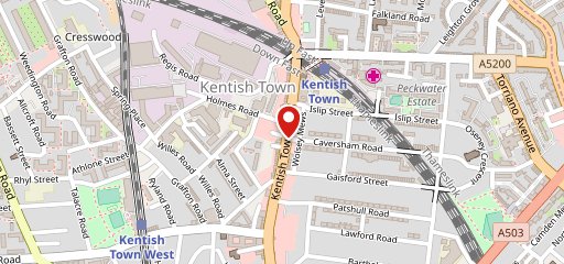 E. Mono Restaurant Kentish Town на карте