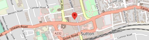 EBB & Flow Sutton on map