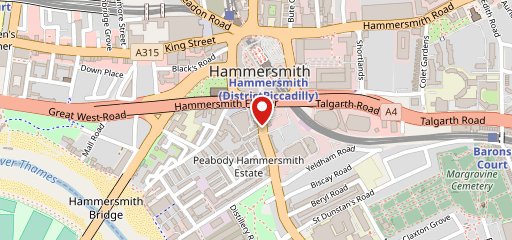 Ebi Sushi Hammersmith на карте