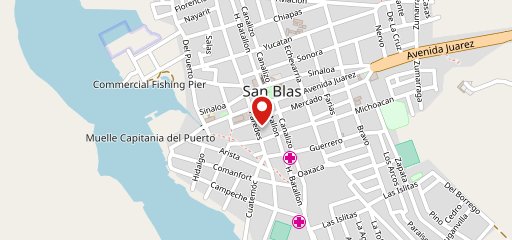 El muelle de San Blas on map