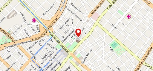 Restaurante El Rodeo de Chihuahua на карте