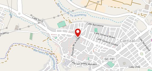 GastroBar El Roque Carrizal en el mapa