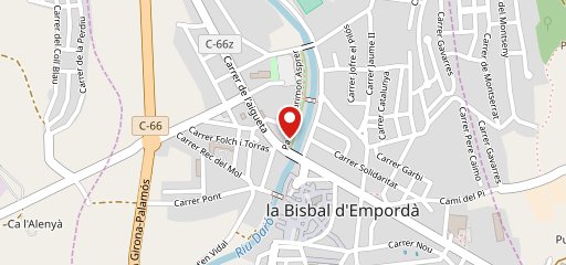 Restaurant El Teatret, La Bisbal d'Empordà en el mapa
