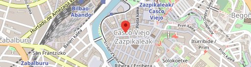 El Txoko Berria Bilbao en el mapa