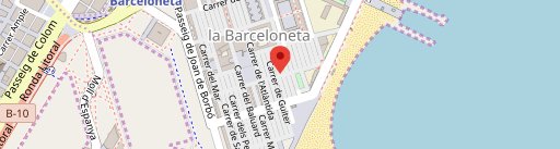 El Xiringo de la Barceloneta en el mapa