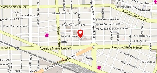 El Zanca Mariscos - Chapultepec на карте