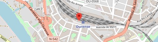 Cafetería Estación de tren de Ourense на карте