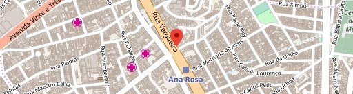Estrela da Ana Rosa no mapa