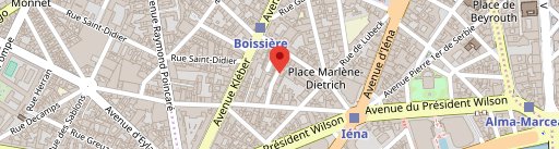 Restaurant Étude Paris 16 en el mapa