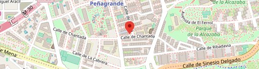 Bar extremeño on map