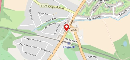 Chigwell Fish Bar на карте