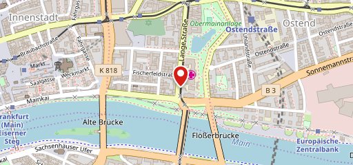 Flemings Hotel Frankfurt Main-Riverside en el mapa