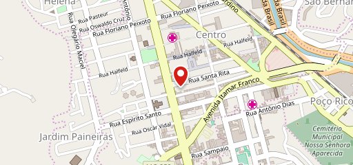 Restaurante Fogão de Minas no mapa