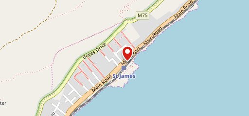 Folk Cafe St. James auf Karte