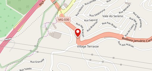 Fórmula Pizzaria Vila da Serra no mapa