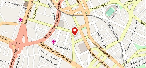 Restaurante Frango na Brasa Campinas no mapa
