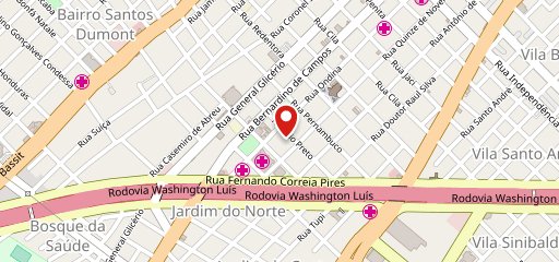 Fricassê Restaurante no mapa