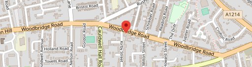 Fry-Days - Woodbridge Road on map