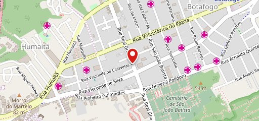 Galeto Sat's Botafogo no mapa