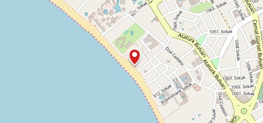 Gaden Beach Cafe&pub en el mapa