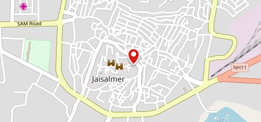 Garh Jaisal's kitchen, Jaisalmer on map