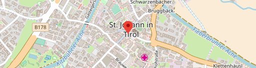 Restaurant zum Dampfl in St. Johann Tirol - mit Augustiner Biergarten on map