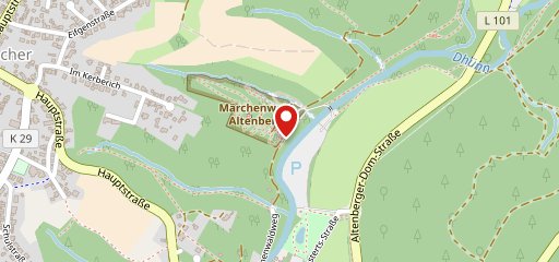 Gastronomie zum Märchenwald Altenberg auf Karte